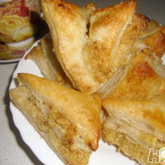 Рецепт ореховых слоек