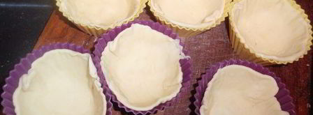 открытые слойки с подосиновиками. Шаг 5