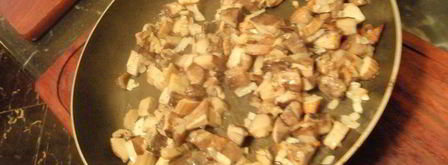 открытые слойки с подосиновиками. Шаг 9