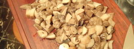 открытые слойки с подосиновиками. Шаг 10