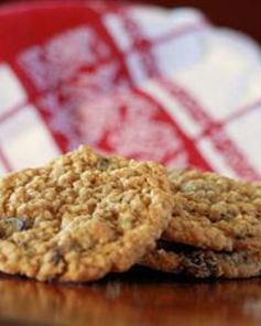Американское овсяное печенье с изюмом