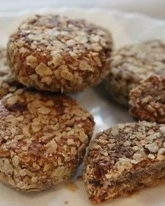 Бананово-овсяное печенье с корицей