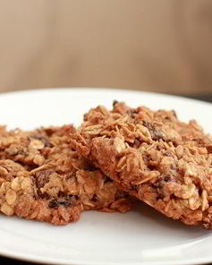 Банановое печенье с овсяными хлопьями