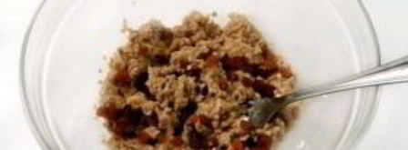 банановое печенье с овсяными хлопьями. Шаг 4