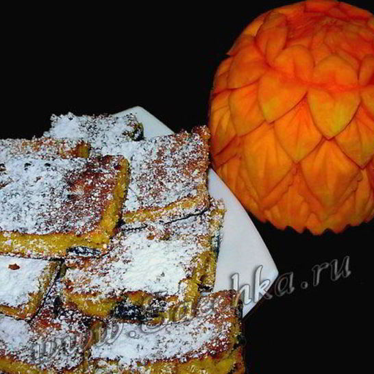 Рецепт бисквитного тыквенного печенья