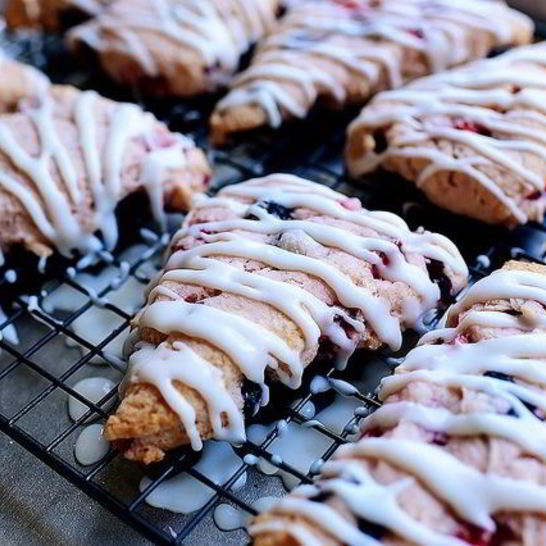 Рецепт черничного печенья