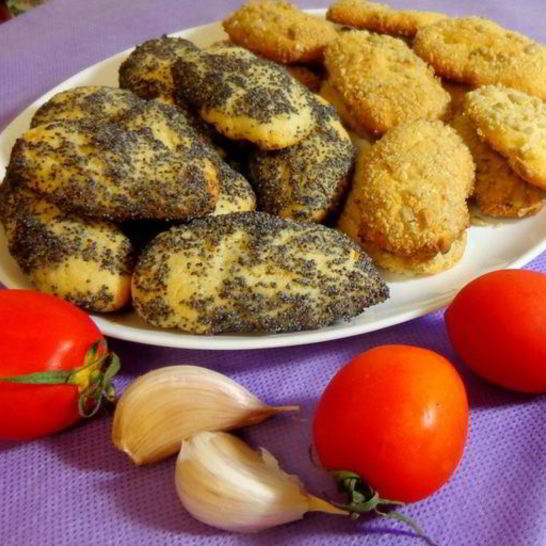 Рецепт чесночного печенья