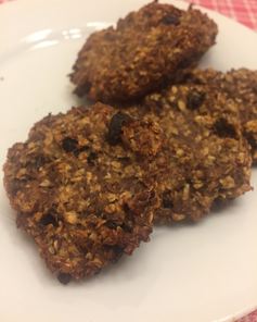 Диетическое овсяное печенье с бананом