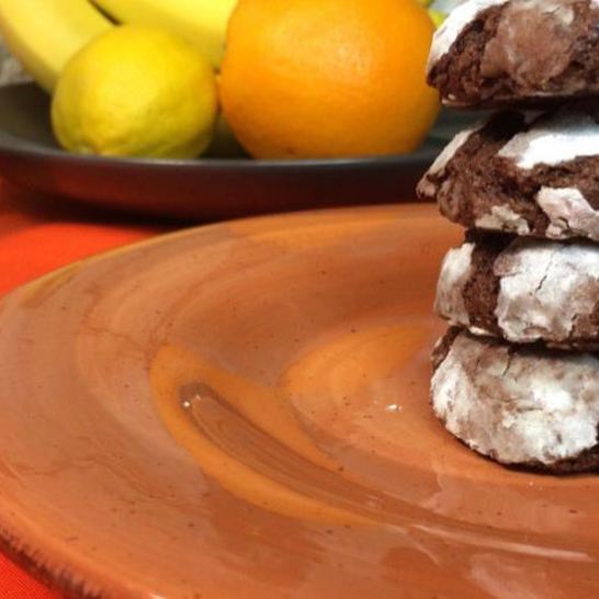 Рецепт двойного шоколадного печенья с имбирно-кофейными нотками