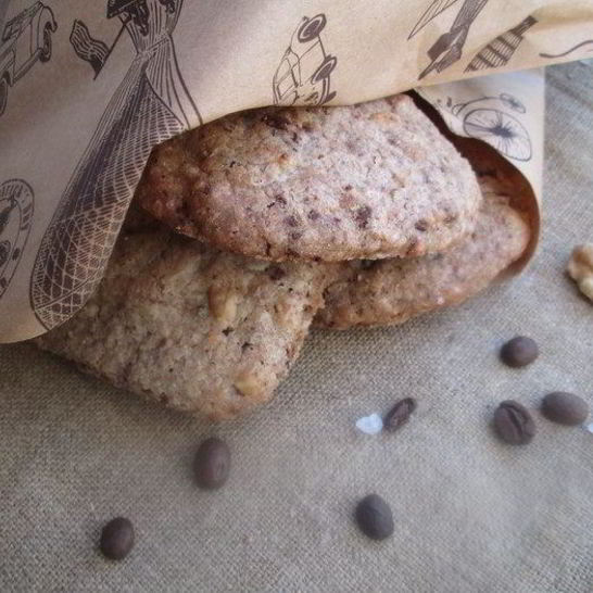 Рецепт итальянского шоколадна-орехового печенье с солью