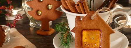 корично-гвоздичное печенье с леденцовыми окошками. Шаг 18