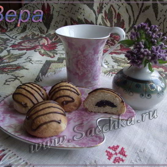 Рецепт медового печенья шоколадный ручеек