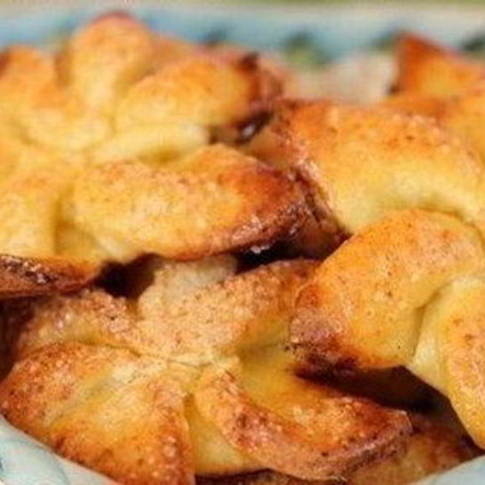 Рецепт нежного печенья творожные цветки