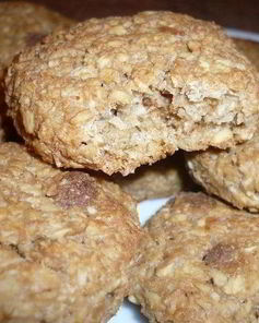 Овсяно-яблочное печенье