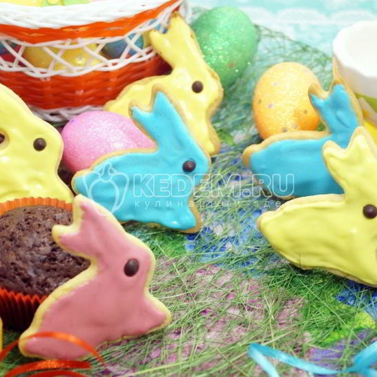 Рецепт пасхального печенья пасхальные кролики