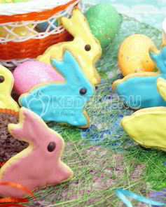 Пасхальное печенье Пасхальные кролики