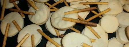 печенье белые овечки. Шаг 16