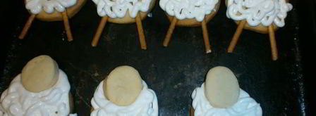 печенье белые овечки. Шаг 21