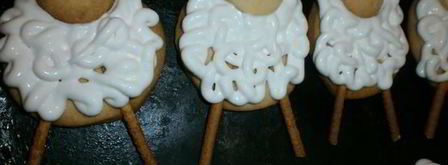 печенье белые овечки. Шаг 22