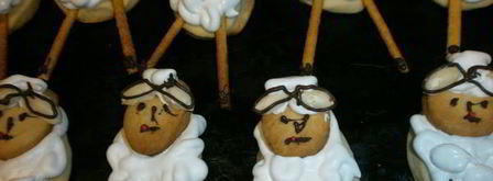 печенье белые овечки. Шаг 23