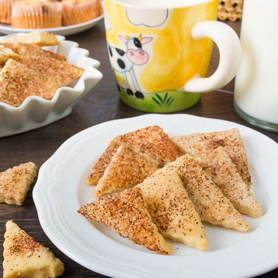 Рецепт печенья коричные треугольники