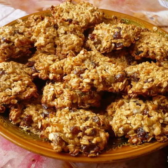 Рецепт печенья с бананом и овсяными хлопьями