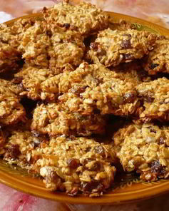 Печенье с бананом и овсяными хлопьями