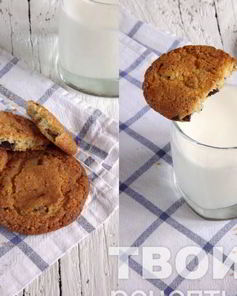 Печенье с кусочками шоколада