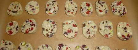 печенье с орехами и ягодами. Шаг 6