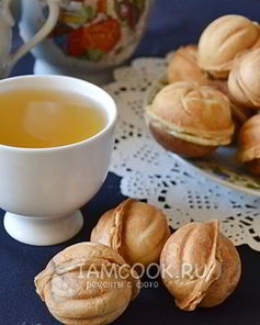 Печенье в форме на газу