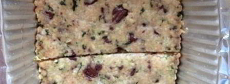 песочное печенье с горьким шоколадом, пармезаном и мятой. Шаг 6