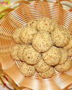 Постное печенье с орехами