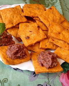 Постные томатные крекеры