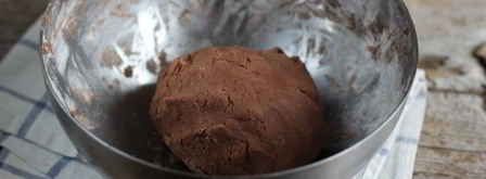 рождественское шоколадное печенье. Шаг 6