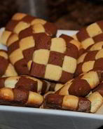 Шахматное печенье по-французски