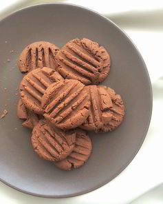 Шоколадно-каштановое печенье