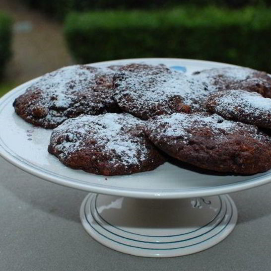 Рецепт шоколадного печенья с грецкими орехами