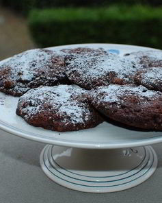 Шоколадное печенье с грецкими орехами