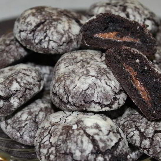 Рецепт шоколадного печенья с кремовой начинкой