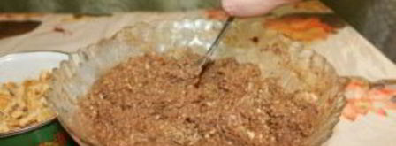 сладкие колбаски из печенья. Шаг 3