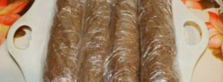 сладкие колбаски из печенья. Шаг 5