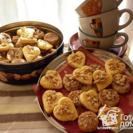 Рецепт сливочного печенья к чаю