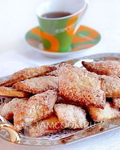 Слоеное печенье в сахаре