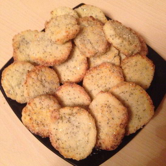 Рецепт сырного печенья маковка