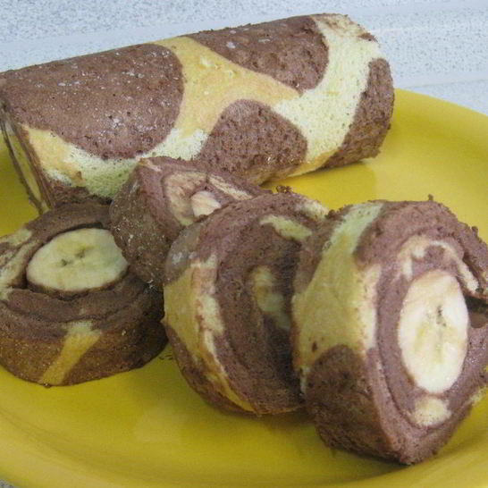 Рецепт пестрого рулета