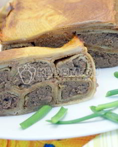 Блинный пирог с печенью