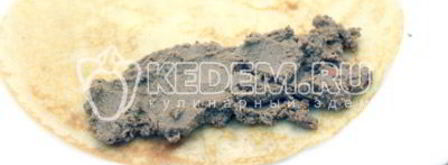 блинный пирог с печенью. Шаг 11