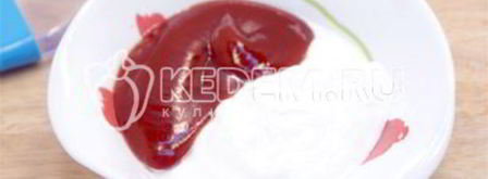 блинный пирог с печенью. Шаг 13