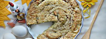 блинный рыбный пирог со шпинатом. Шаг 11