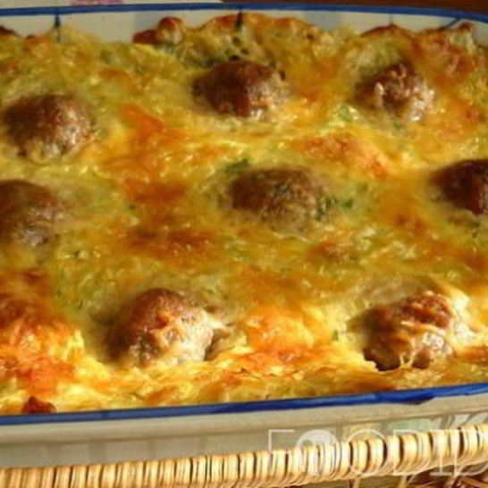 Рецепт кабачкового пирога с мясом